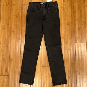 Madewell Stovepipe Black Jeans